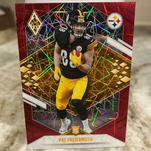 🔥 2021 Pat Freiermuth Panini Phoenix PRIZM ROOKIE 228/285. Pittsburgh Steelers